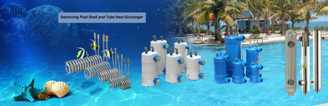 Titanium Tube Heat Exhanger for Fishpond Equipment