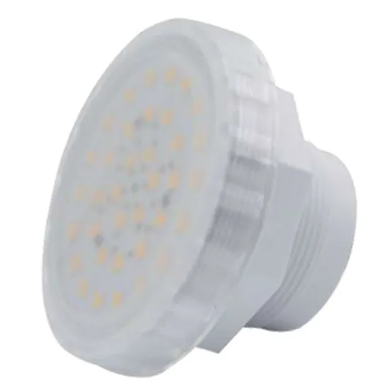 Removable AC12V Mini 2.0 Inch IP68 8W RGB PC Frosted Color Changeable Epoxy Resin Panel Nicheless Underwater SPA Pool Light