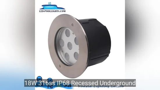 High Power LED 27W IP68 Underwater Recessed LED Pool Light