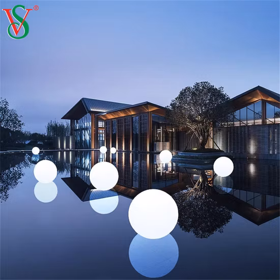 LED Floating Pool Light Ball with Remote Control 16 RGB Colors Waterproof Outdoor Decor
