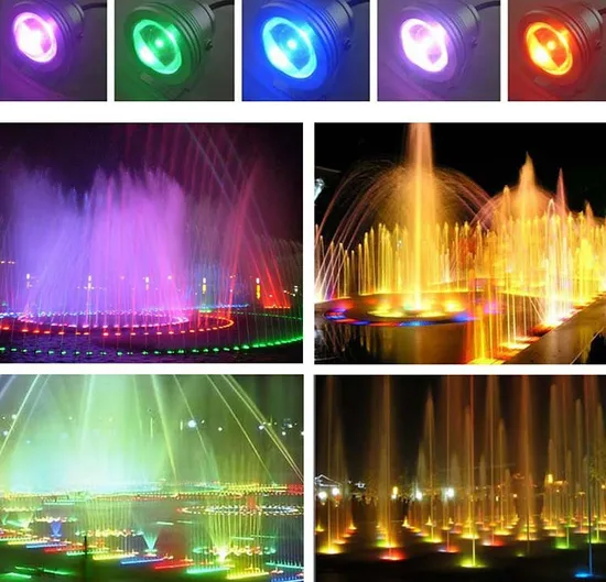 IP68 12V PAR56 36W PAR56 Resin Filled RGB RGBW LED Bulb Light for Swimming Pools LED PAR Lights 