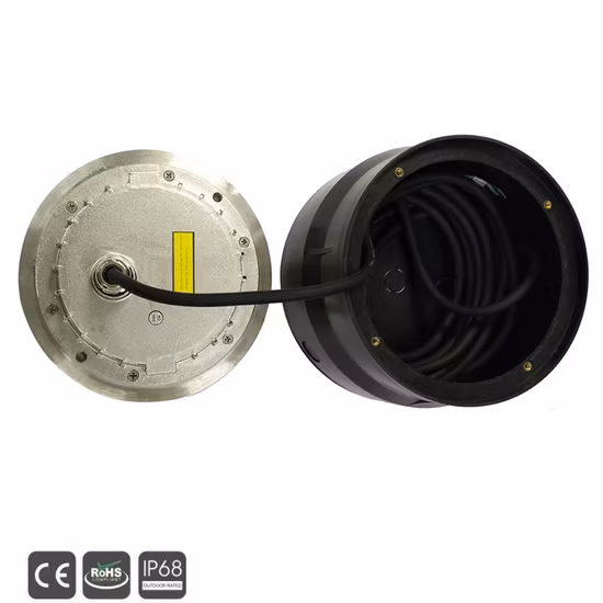 Vinyl Pool PAR56 PC Light 18 Watt IP68 Underwater Light Resin Filled Flat LED with Niche