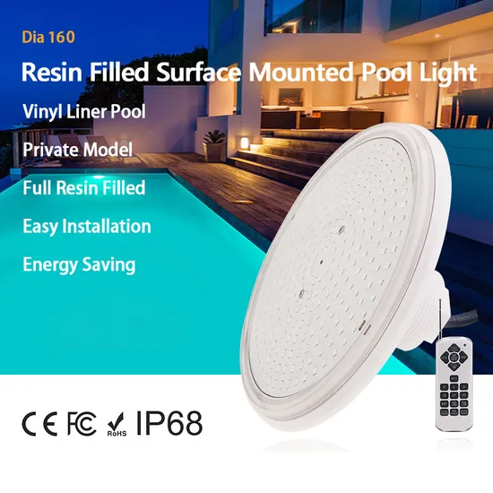 Premium 12W RGB LED Pool Light for Concrete and Vinyl 