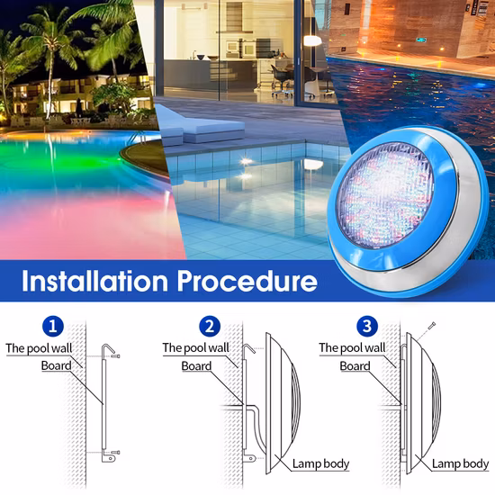 RGB Underwater Waterproof LED SPA Pond Lighting Swimming Pool Lights