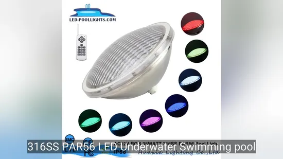 Huaxia 316 Stainless Steel IP68 PAR56 LED Waterproof Lights Bulb 