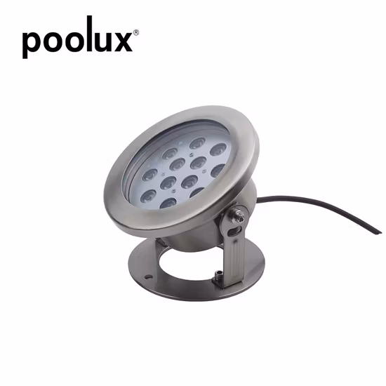 Single Color/RGB Multi Color Change Stainless Steel Swimming Pool Fountain Underwater Spot LED Lights for Fountains