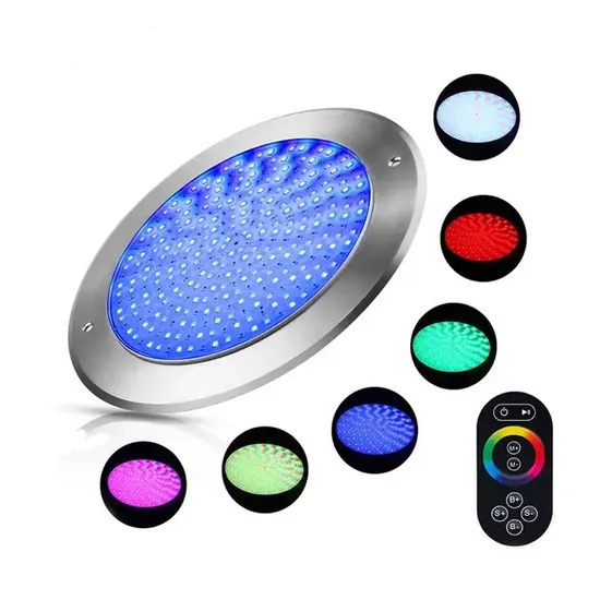 IP68 Waterproof SMD2835 RGB Wall Mount Swimming Pool LED Underwater Light 