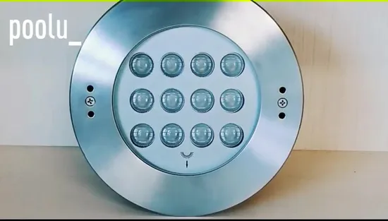Outdoor 316ss IP68 Waterproof Stainless Steel Thin Recessed OEM & ODM LED Underwater SPA Pool Lights for Concrete Pool 