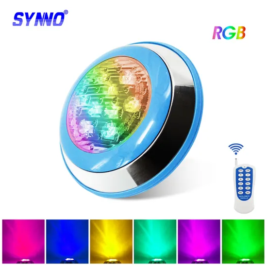 Factory Directly Supply IP 68 AC 12V RGB Underwater Waterproof LED SPA Pond Lighting Swimming Pool Lights 