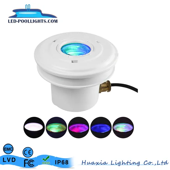 3W 6W 9W Waterproof Resin Filled Wall Recessed Underwater SPA Liner/Vinyl Pool Light 