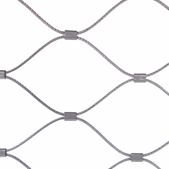 Stainless Steel Rope Cable Wire Mesh for Stadium and Swimming Pool Fence