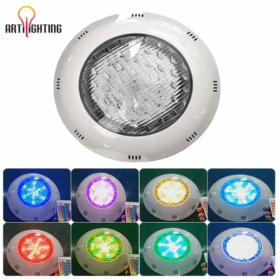 ABS Colorful Swimming Pool Lights Lamp RGB IP68 Waterproof 12V24V Small LED Underwater Lighting Vinyl SPA Pool Lights 