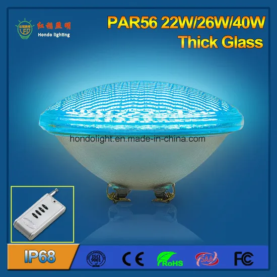 IP68 Waterproof Thick Glass 40W PAR56 LED Bulb 