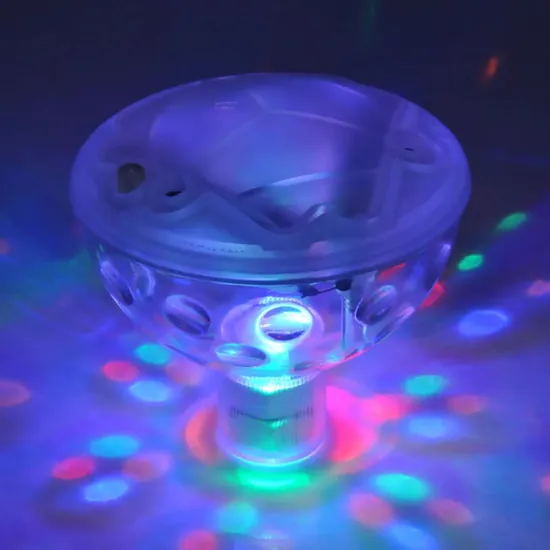 Outdoor Decorative LED Colorful Waterproof Lighting RGB LED Underwater Disco Aqua Glow Light Show Pool Pond SPA Hot Tub Floating Lamp 